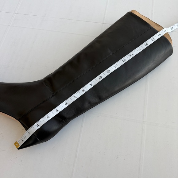 New REFORMATION Remy Knee Boot Black Leather Knee-High Women's SIZE 9 - Picture 8 of 12